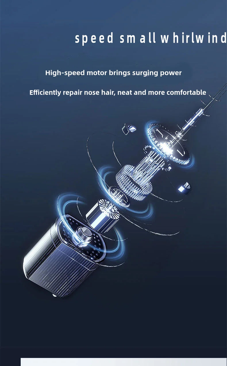 Aparador Elétrico USB para Pelos Nasais e Orelha