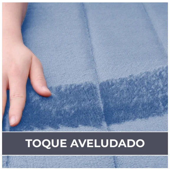 Tapete acochoado antiderrapante