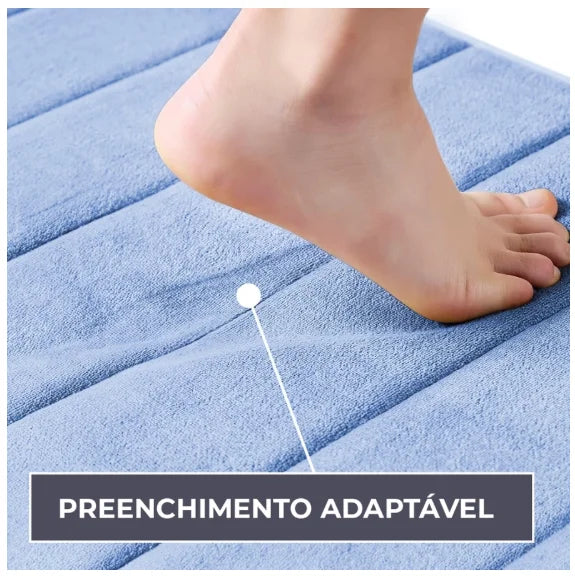 Tapete acochoado antiderrapante