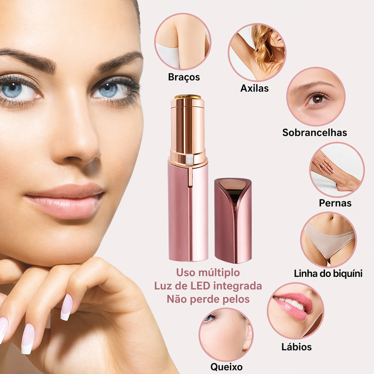 DEPIL FACE™ – O segredo das mulheres para uma pele lisa e sem dor