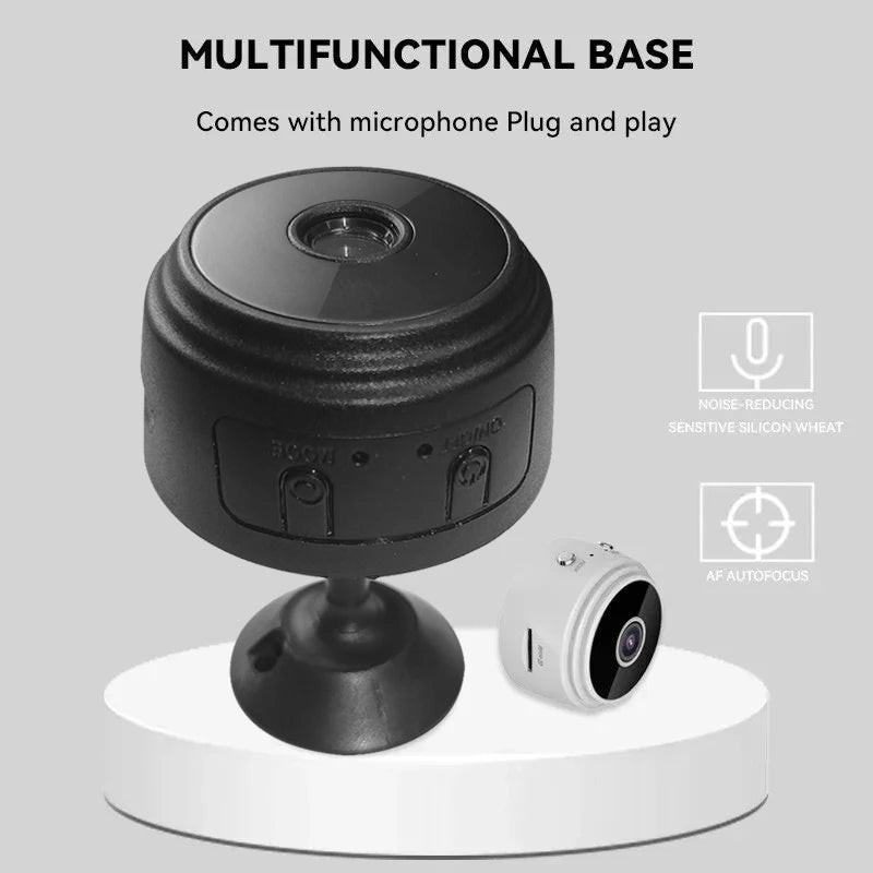 Mini Câmera WiFi com Visão Noturna
