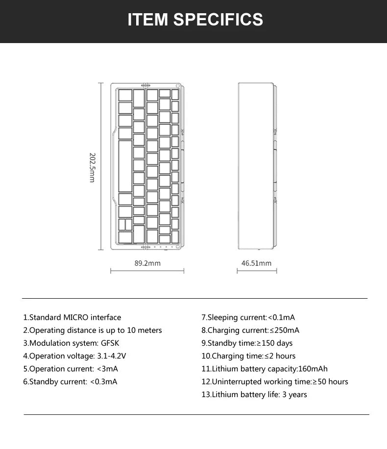 Teclado Bluetooth para Smart Phone