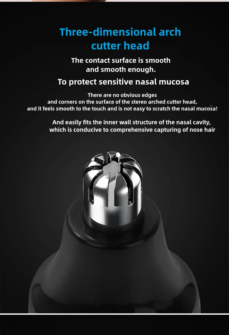 Aparador Elétrico USB para Pelos Nasais e Orelha