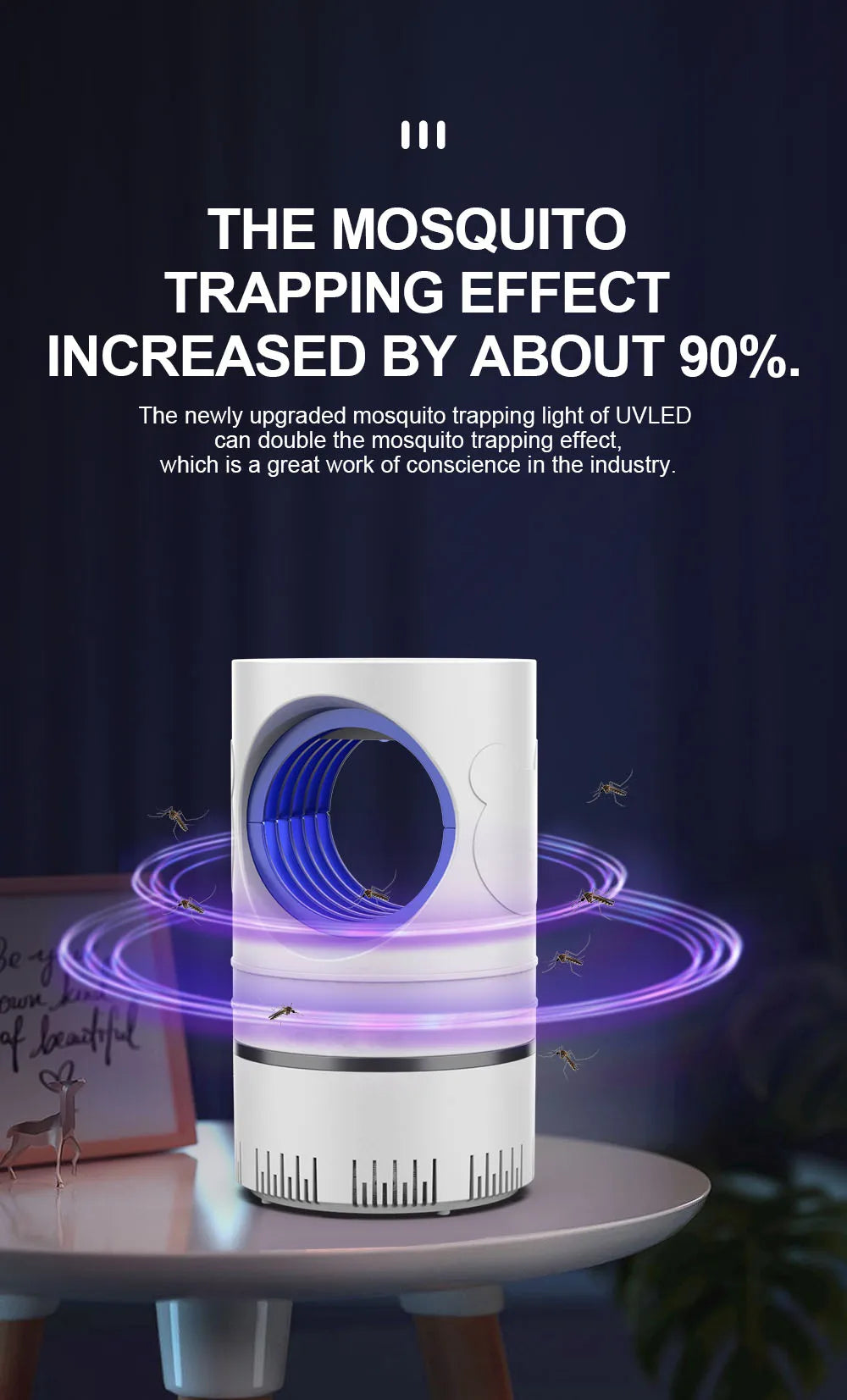 Lâmpada Mata Insetos com Luz UV