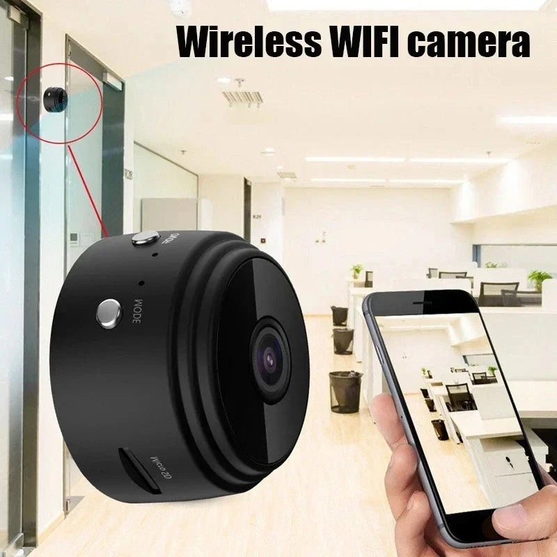 Mini Câmera WiFi com Visão Noturna